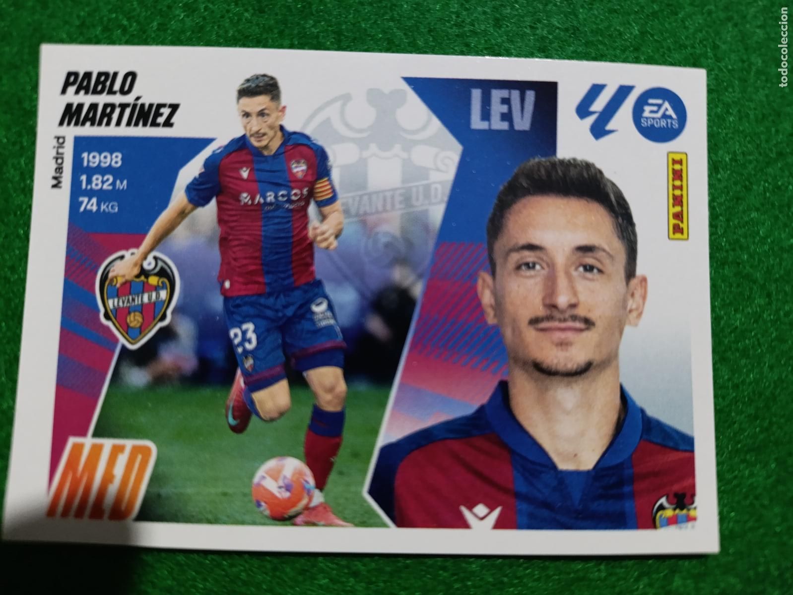 Cromos de f&uacute;tbol: LIGA ESTE 2015 2026 LEVANTE UD N&ordm; 15 PABLO MARTINEZ