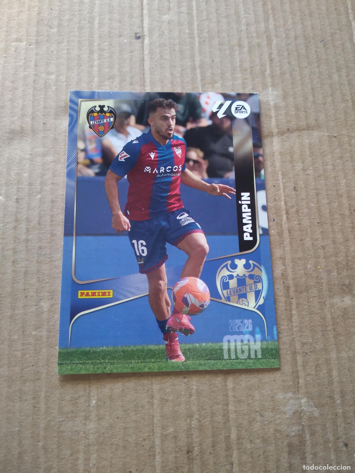 Cromos de f&uacute;tbol: 206 PAMPIN LEVANTE CROMO FUTBOL PANINI LIGA MGKS 25-26 MEGACRACKS 2025-2026