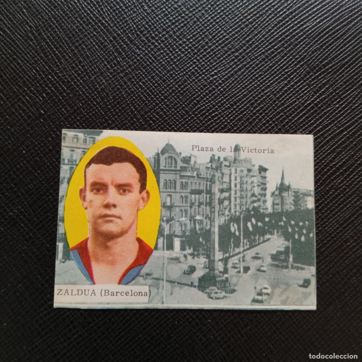 Cromos de f&uacute;tbol: ZALDUA BARCELONA FHER 1963 1964 CROMO FUTBOL 63 64 LIGA - DESPEGADO - A171 PG38