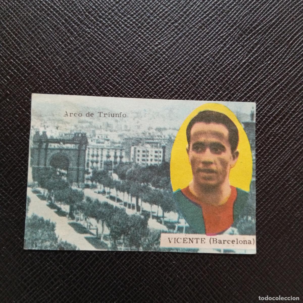 Cromos de f&uacute;tbol: VICENTE BARCELONA FHER 1963 1964 CROMO FUTBOL 63 64 LIGA - DESPEGADO - A171 PG388