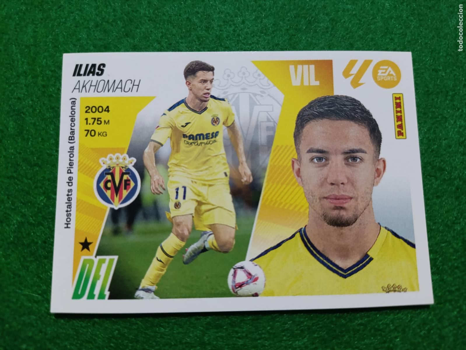 Cromos de f&uacute;tbol: LIGA ESTE 2025 2026 VILLARREAL CF N&ordm; 16 ILIAS