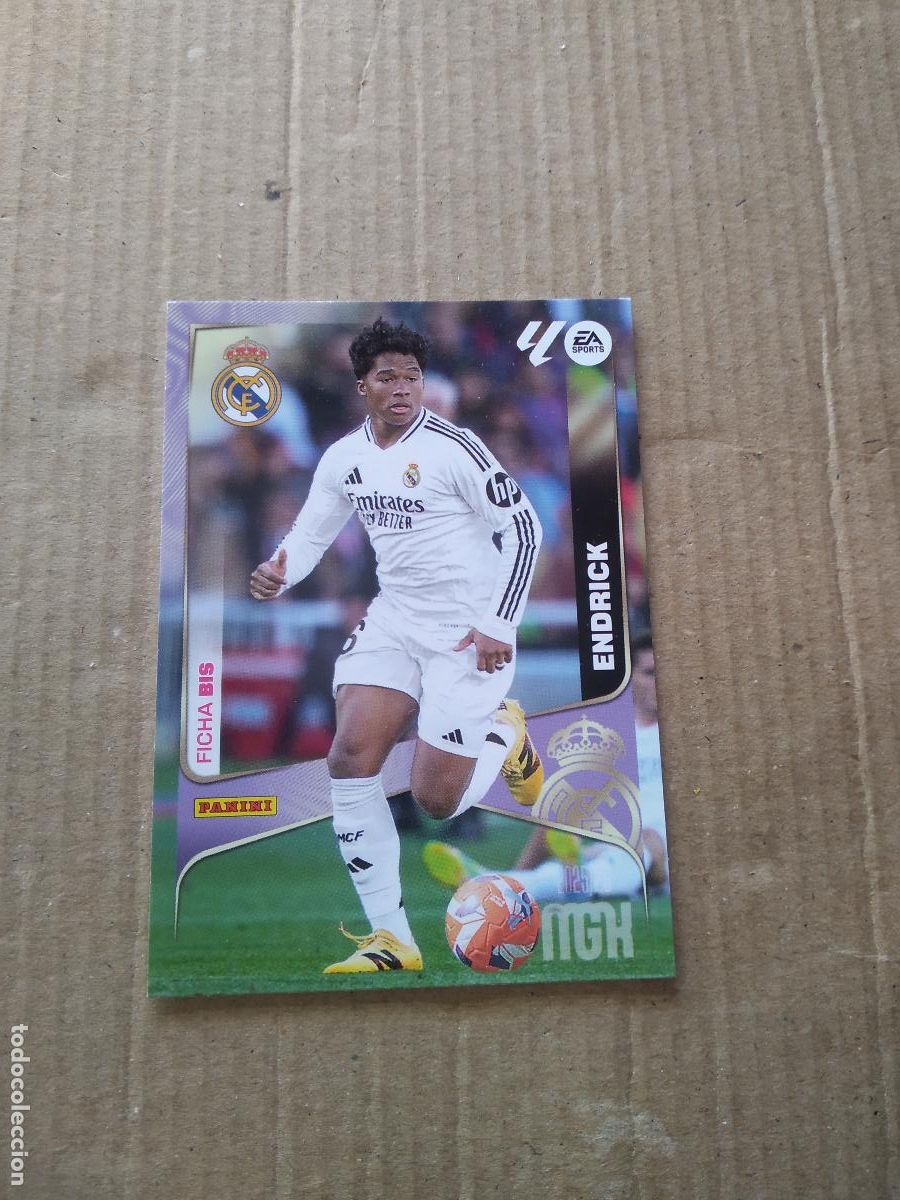 Cromos de f&uacute;tbol: 231 BIS ENDRICK REAL MADRID CROMO FUTBOL PANINI LIGA MGKS 25-26 MEGACRACKS 2025-2026