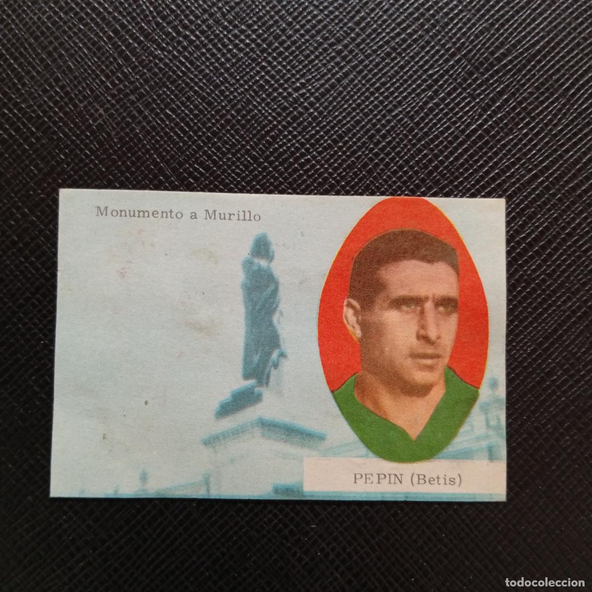 Cromos de f&uacute;tbol: PEPIN REAL BETIS FHER 1963 1964 CROMO FUTBOL 63 64 LIGA - DESPEGADO - A171 PG415