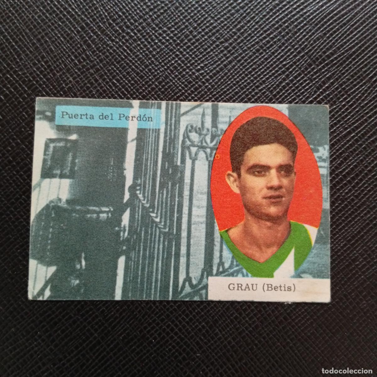 Cromos de f&uacute;tbol: GRAU REAL BETIS FHER 1963 1964 CROMO FUTBOL 63 64 LIGA - DESPEGADO - A171 PG415