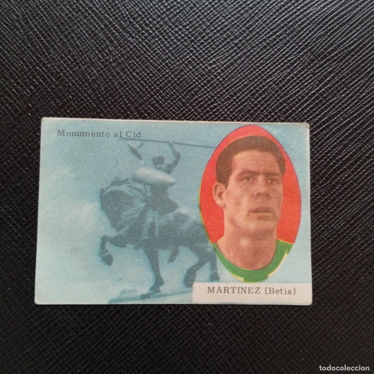 Cromos de f&uacute;tbol: MARTINEZ REAL BETIS FHER 1963 1964 CROMO FUTBOL 63 64 LIGA - DESPEGADO - A171 PG415