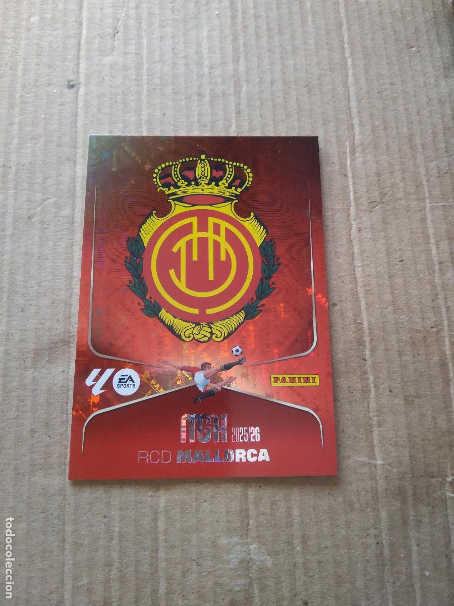Cromos de f&uacute;tbol: 235 ESCUDO MALLORCA CROMO FUTBOL PANINI LIGA MGKS 25-26 MEGACRACKS 2025-2026