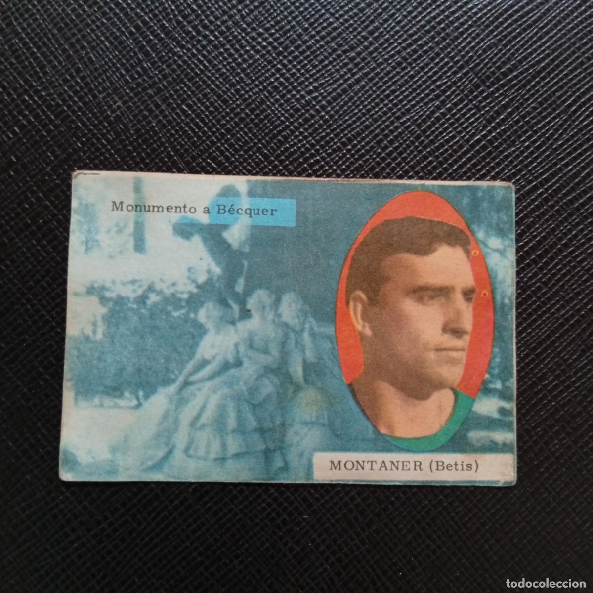 Cromos de f&uacute;tbol: MONTANER REAL BETIS FHER 1963 1964 CROMO FUTBOL 63 64 LIGA - DESPEGADO - A171 PG442