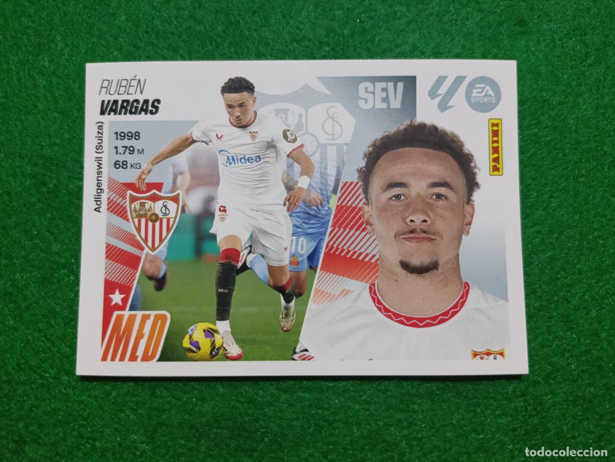 Cromos de f&uacute;tbol: LIGA ESTE 2025 2026 SEVILLA FC N&ordm;14 VARGAS