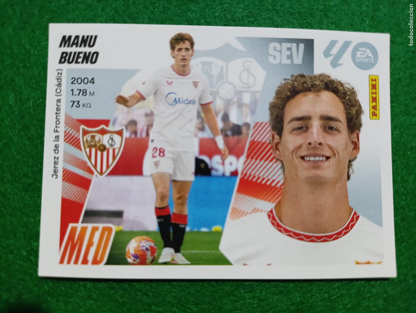 Cromos de f&uacute;tbol: LIGA ESTE 2025 2026 SEVILLA FC N&ordm;15 MANU BUENO