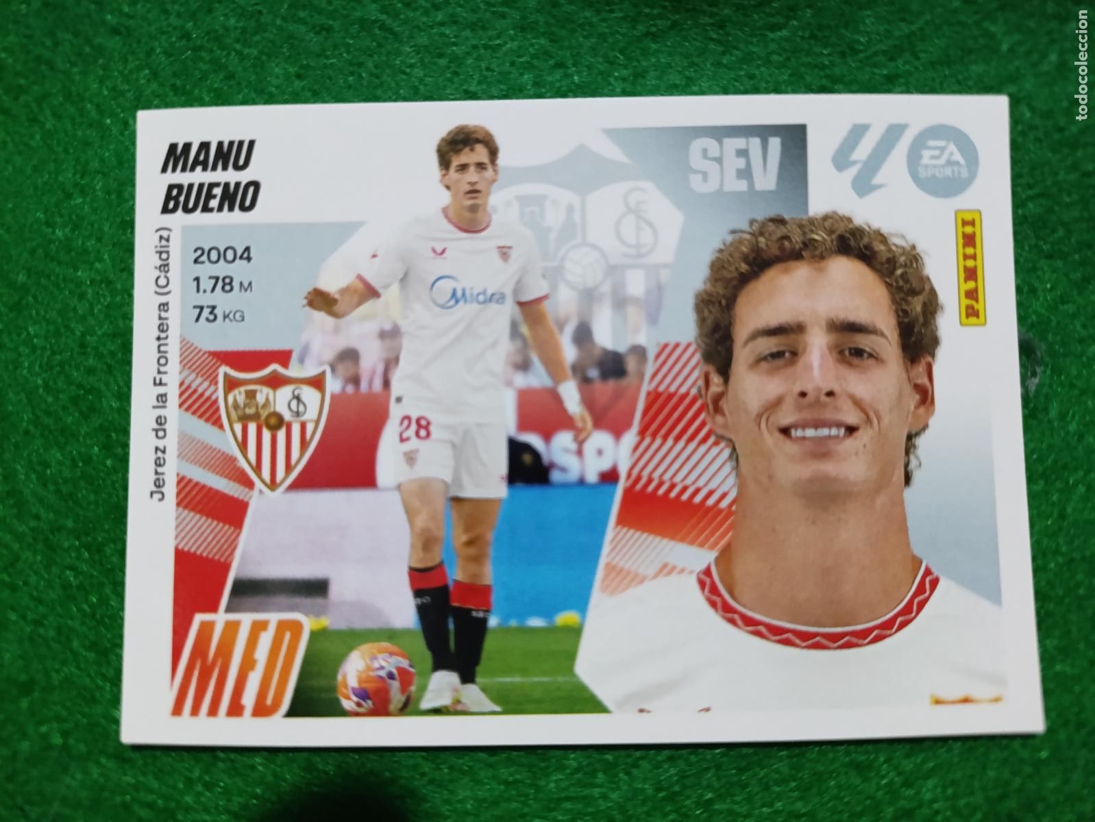 Cromos de f&uacute;tbol: LIGA ESTE 2025 2026 SEVILLA FC N&ordm;15 MANU BUENO