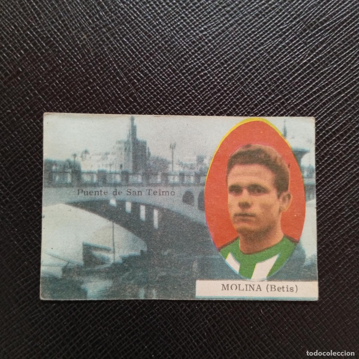 Cromos de f&uacute;tbol: MOLINA REAL BETIS FHER 1963 1964 CROMO FUTBOL 63 64 LIGA - DESPEGADO - A171 PG487