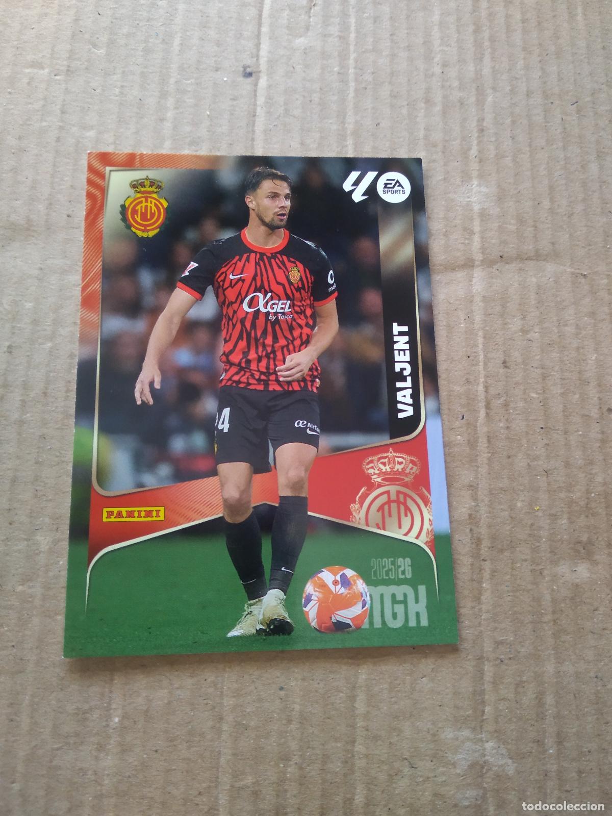 Cromos de f&uacute;tbol: 241 VALJENT MALLORCA CROMO FUTBOL PANINI LIGA MGKS 25-26 MEGACRACKS 2025-2026