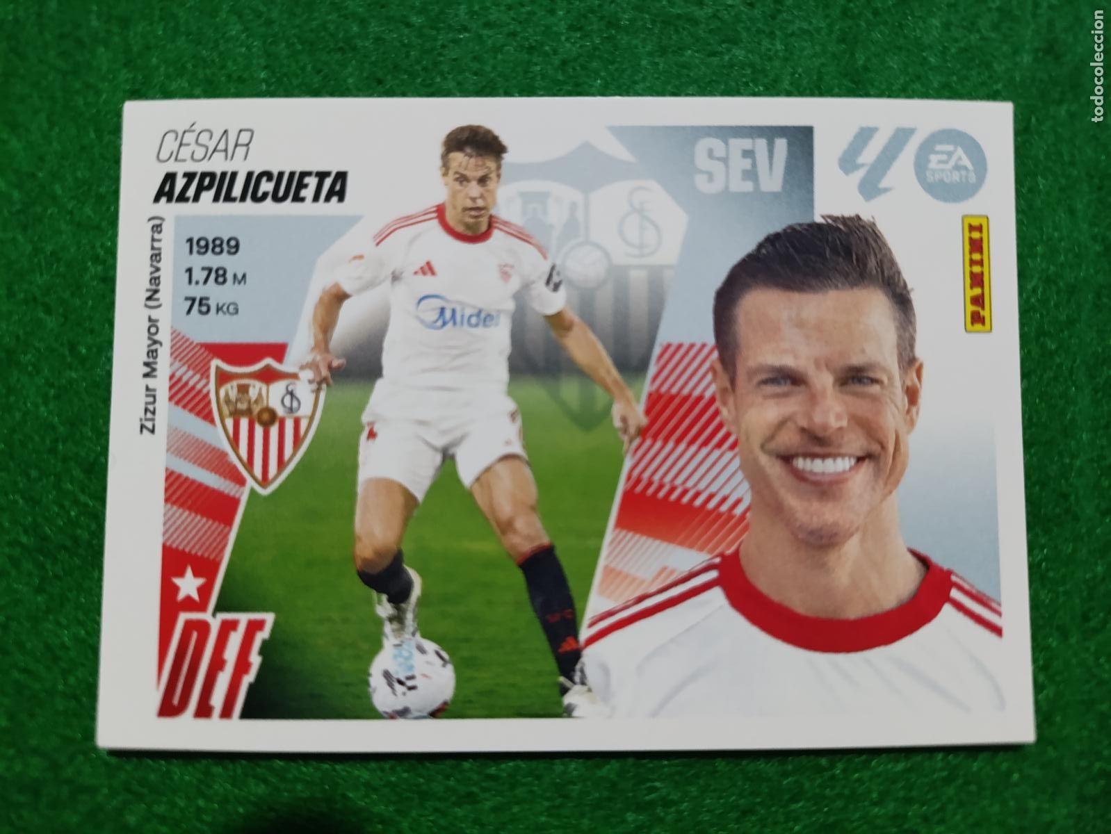 Cromos de f&uacute;tbol: LIGA ESTE 2025 2026 SEVILLA FC N&ordm; 10 BIS COLOCA