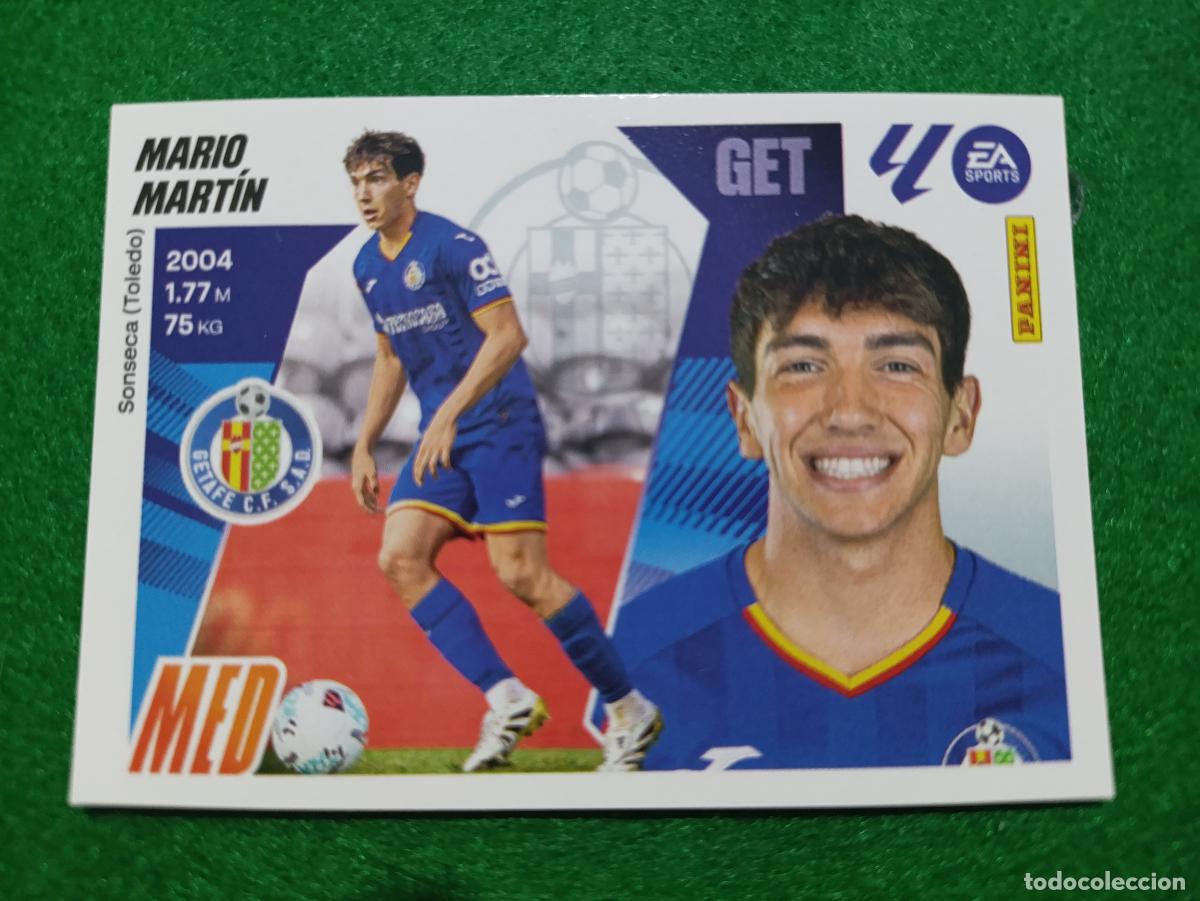Cromos de f&uacute;tbol: LIGA ESTE 2025 2026 GETAFE CF N&ordm;12 MARIO MARTIN