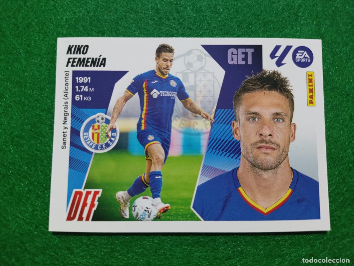 Cromos de Futebol: LIGA ESTE 2025 2026 GETAFE CF N&ordm;23 FICHAJE KIKO FEMENIA