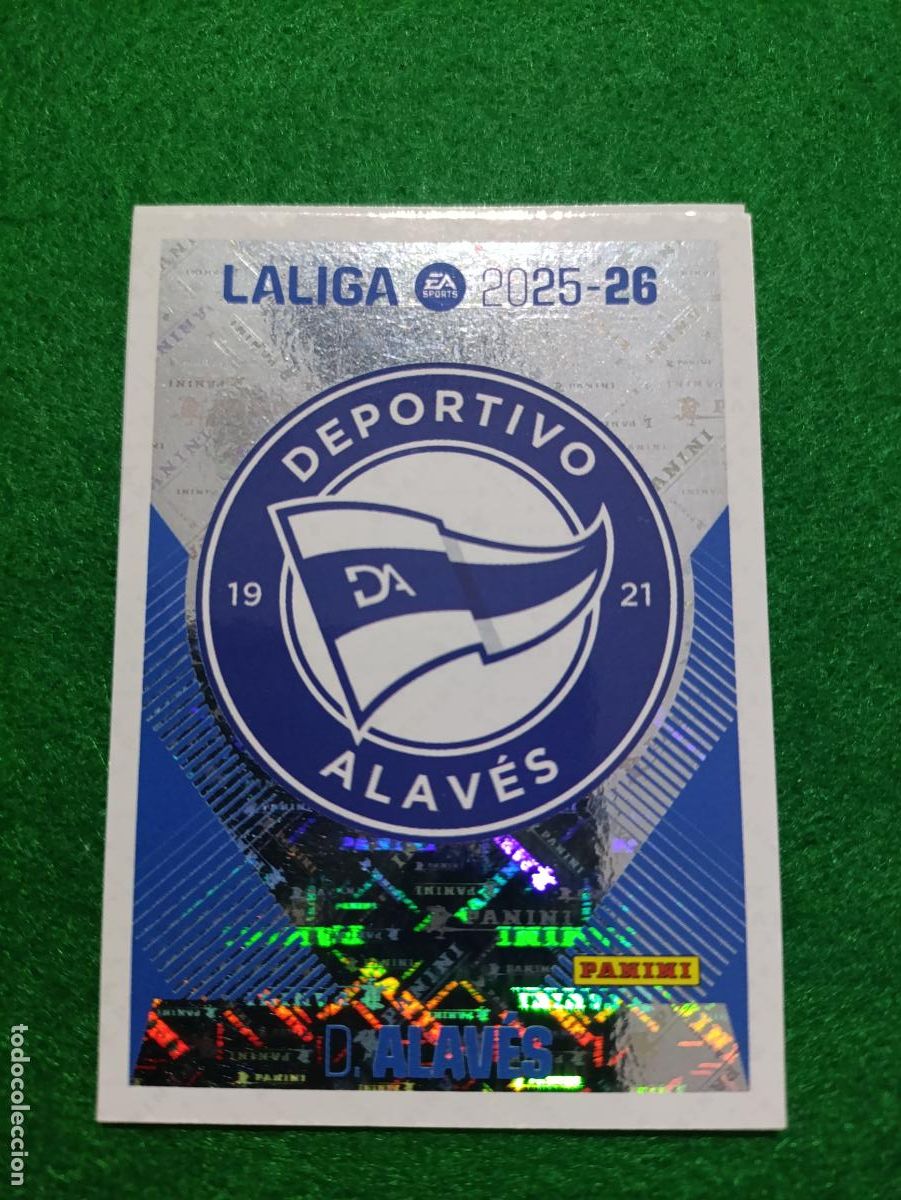 Cromos de Futebol: LIGA ESTE 2025 2026 D ALAVES N&ordm;1 ESCUDO