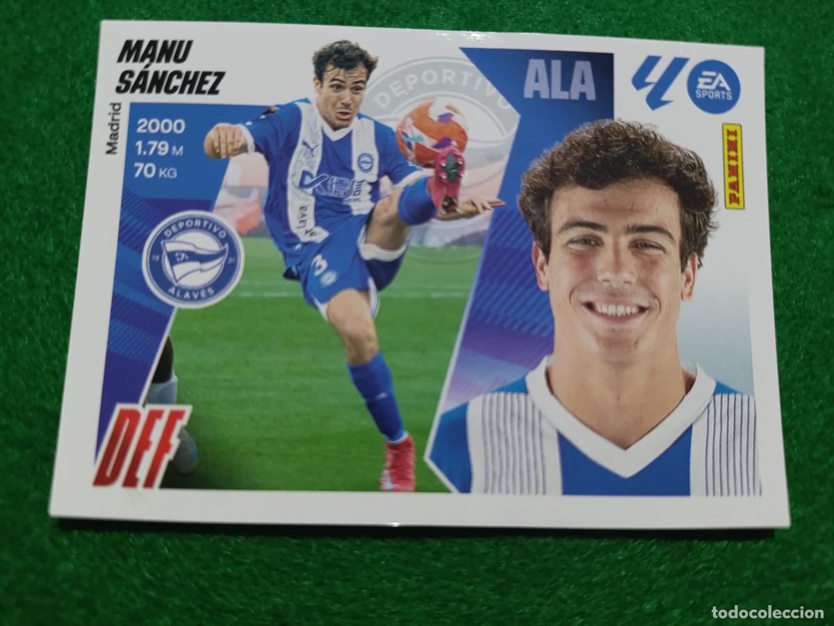 Cromos de f&uacute;tbol: LIGA ESTE 2025 2026 D ALAVES N&ordm;10 MANU SANCHEZ