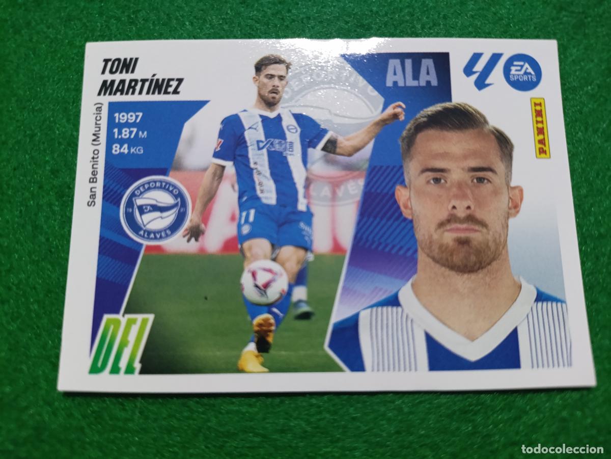 Cromos de f&uacute;tbol: LIGA ESTE 2025 2026 D ALAVES N&ordm;18 TONI MARTINEZ