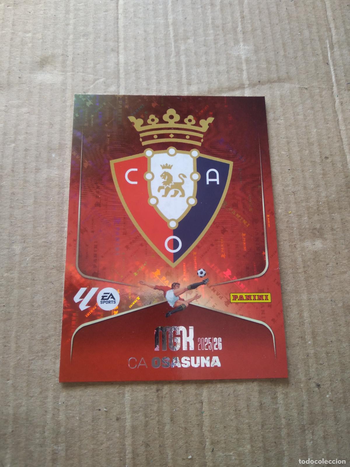 Cartes &agrave; collectionner de Football: 253 ESCUDO OSASUNA CROMO FUTBOL PANINI LIGA MGKS 25-26 MEGACRACKS 2025-2026