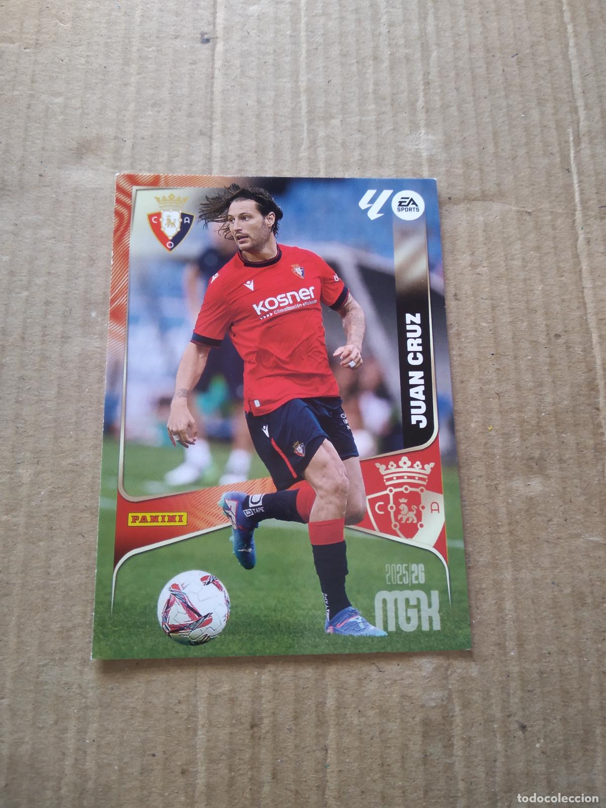 Figurine di Calcio: 260 JUAN CRUZ OSASUNA CROMO FUTBOL PANINI LIGA MGKS 25-26 MEGACRACKS 2025-2026