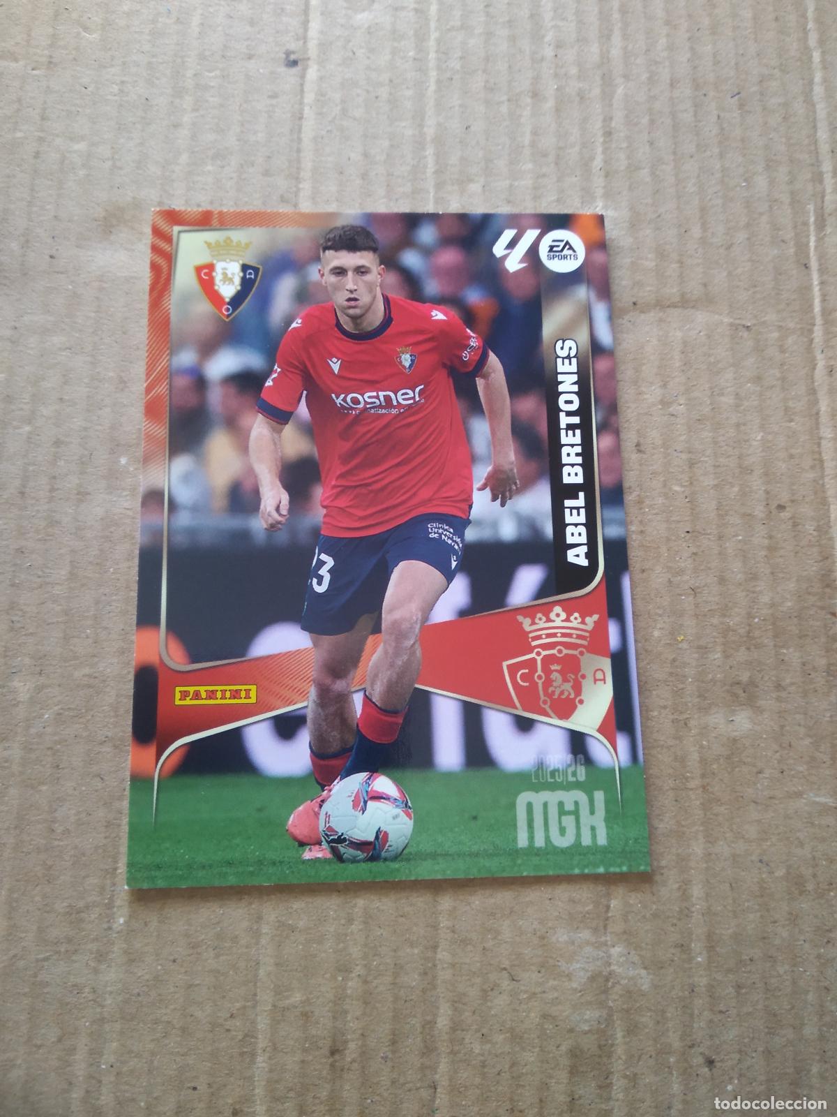 Figurine di Calcio: 261 ABEL BRETONES OSASUNA CROMO FUTBOL PANINI LIGA MGKS 25-26 MEGACRACKS 2025-2026