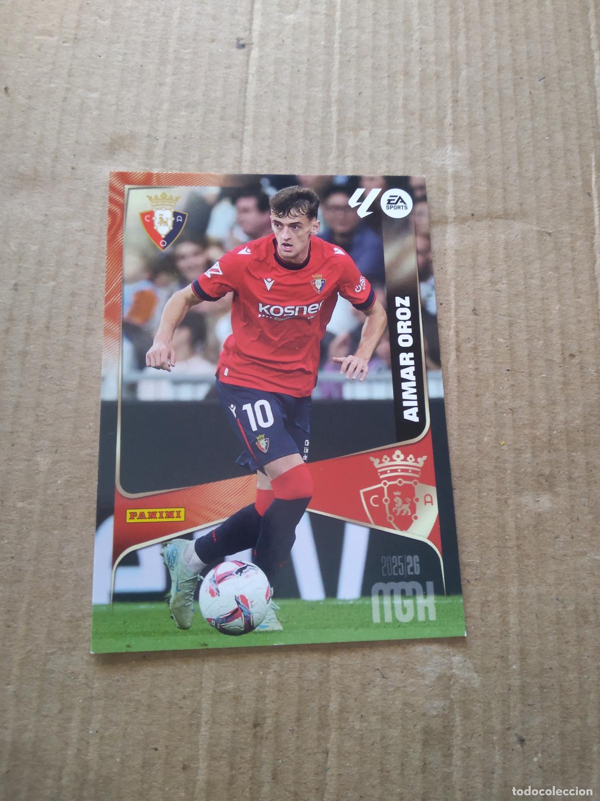 Cromos de Futebol: 267 AIMAR OROZ OSASUNA CROMO FUTBOL PANINI LIGA MGKS 25-26 MEGACRACKS 2025-2026