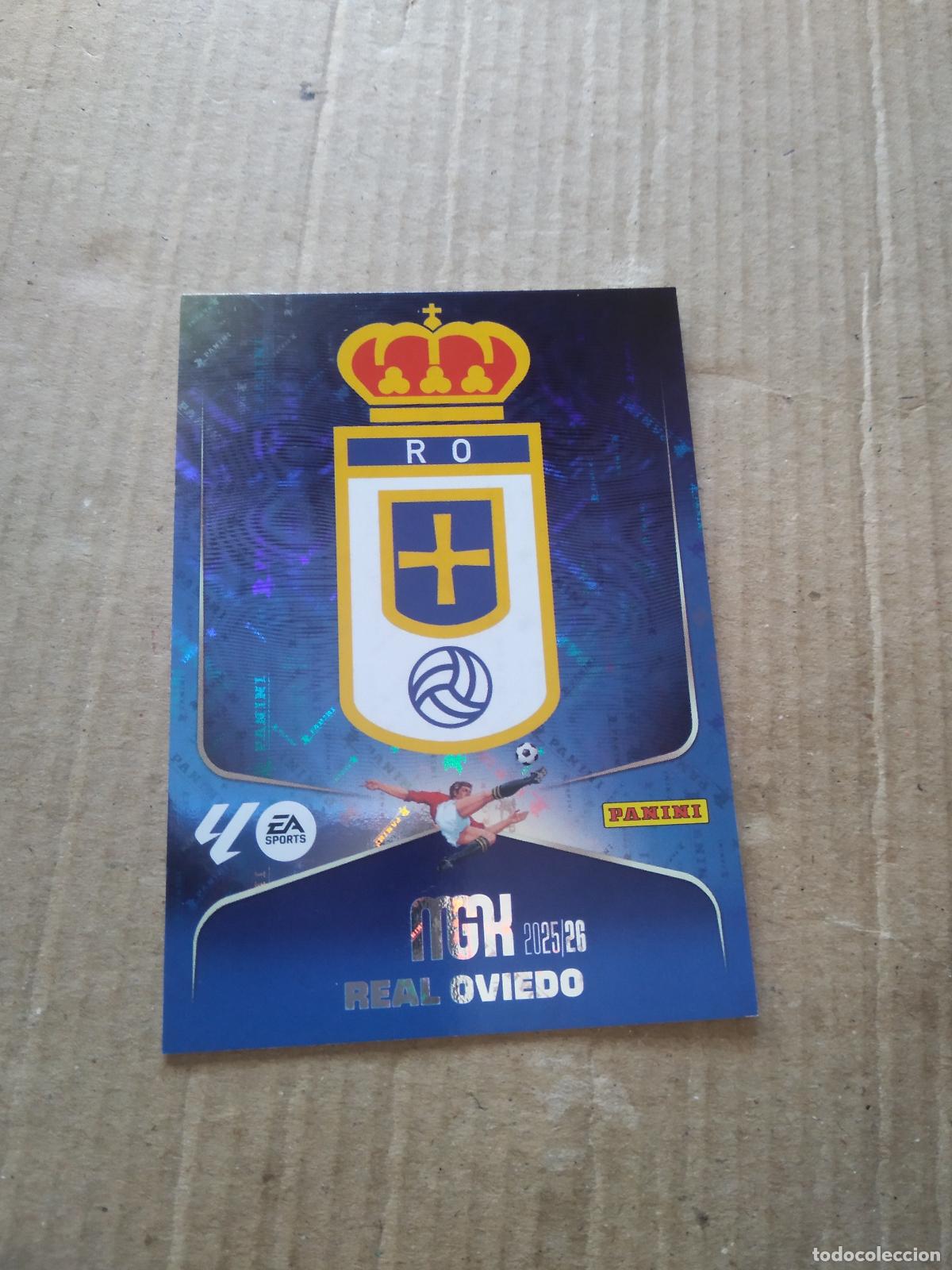 Cromos de Futebol: 271 ESCUDO OVIEDO CROMO FUTBOL PANINI LIGA MGKS 25-26 MEGACRACKS 2025-2026