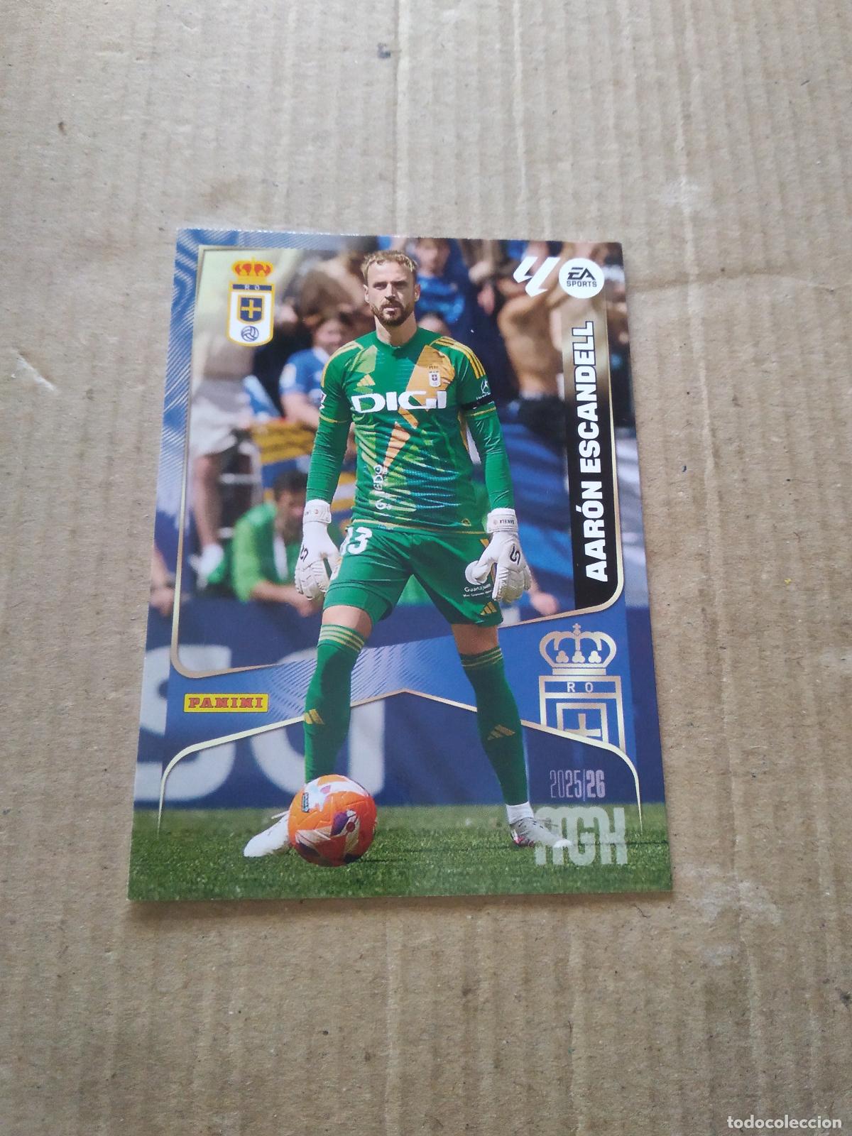 Cromos de Futebol: 272 AARON ESCANDELL OVIEDO CROMO FUTBOL PANINI LIGA MGKS 25-26 MEGACRACKS 2025-2026