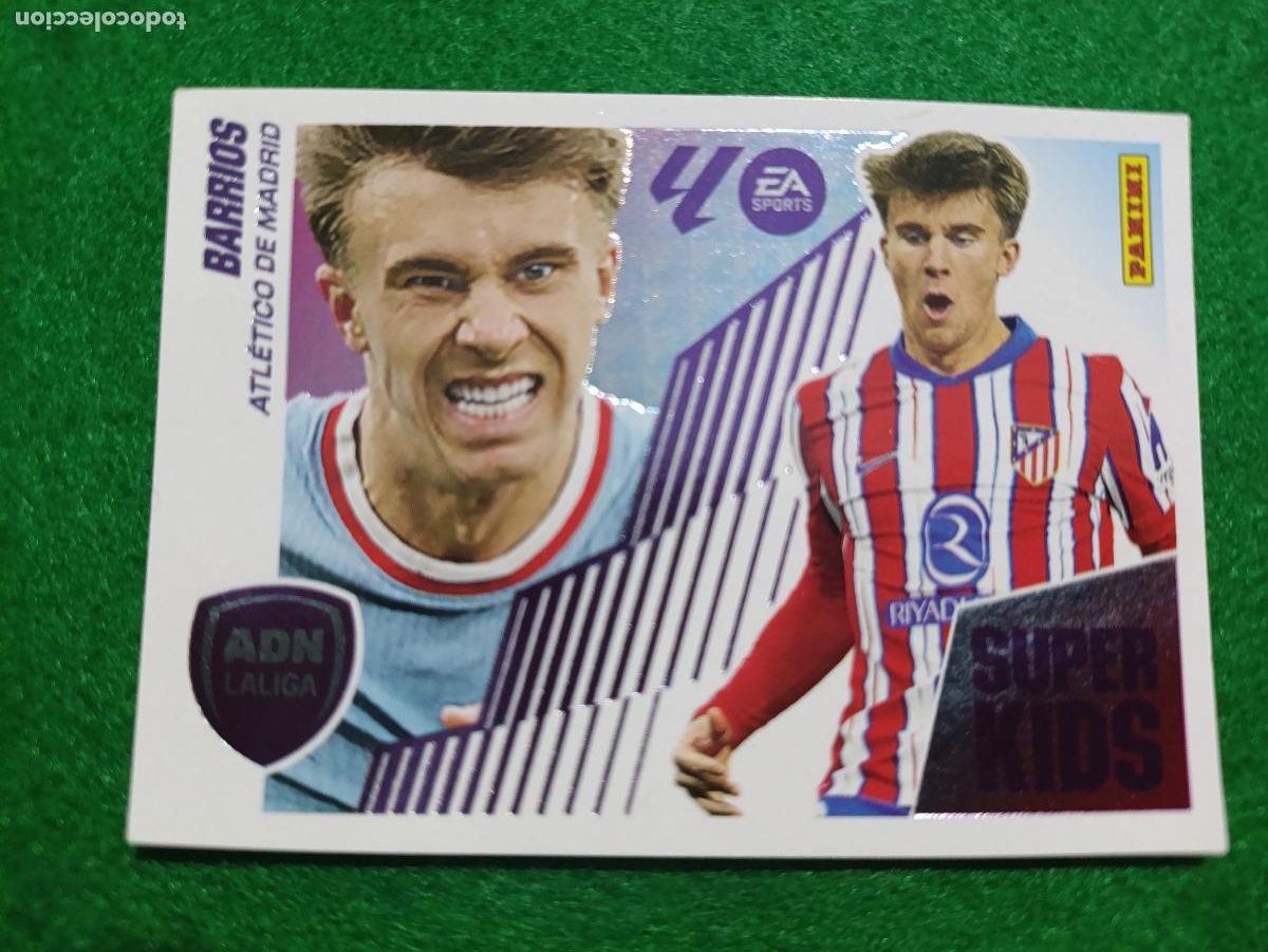 Cromos de Futebol: LIGA ESTE 2025 2026 ATLETICO DE MADRID N&ordm;13 SUPER KIDS ADN BARRIOS