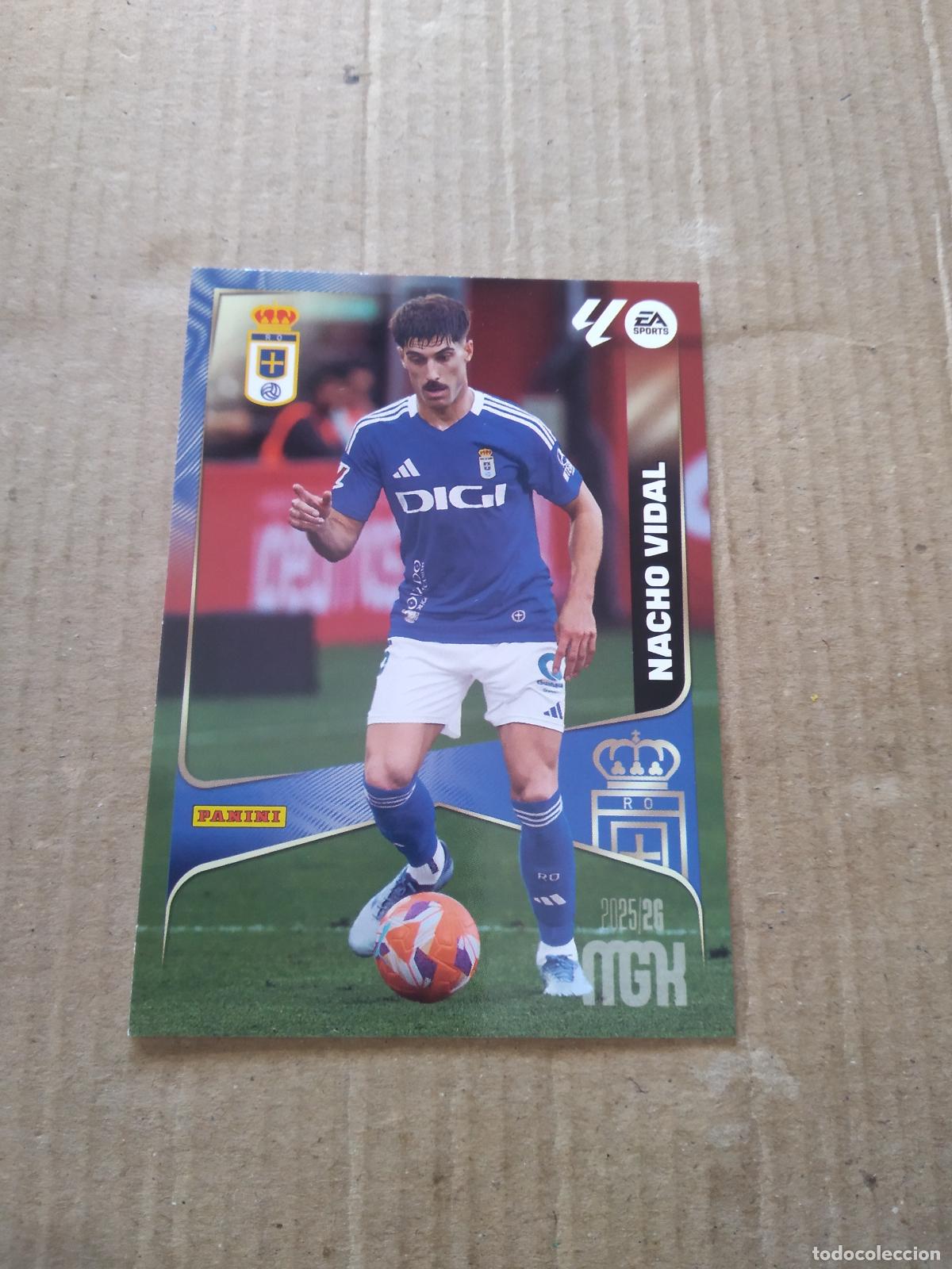 Cromos de Futebol: 274 NACHO VIDAL OVIEDO CROMO FUTBOL PANINI LIGA MGKS 25-26 MEGACRACKS 2025-2026
