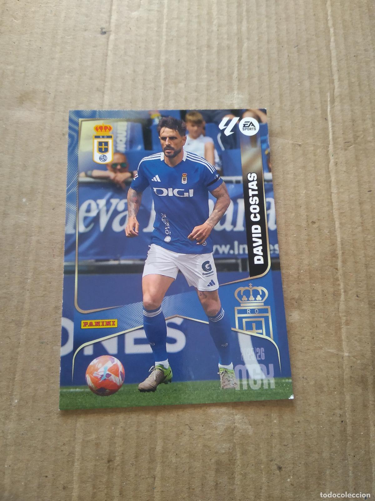 Cromos de Futebol: 277 DAVID COSTAS OVIEDO CROMO FUTBOL PANINI LIGA MGKS 25-26 MEGACRACKS 2025-2026