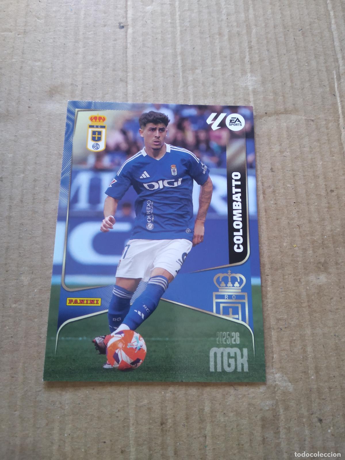 Cromos de Futebol: 279 COLOMBATTO OVIEDO CROMO FUTBOL PANINI LIGA MGKS 25-26 MEGACRACKS 2025-2026