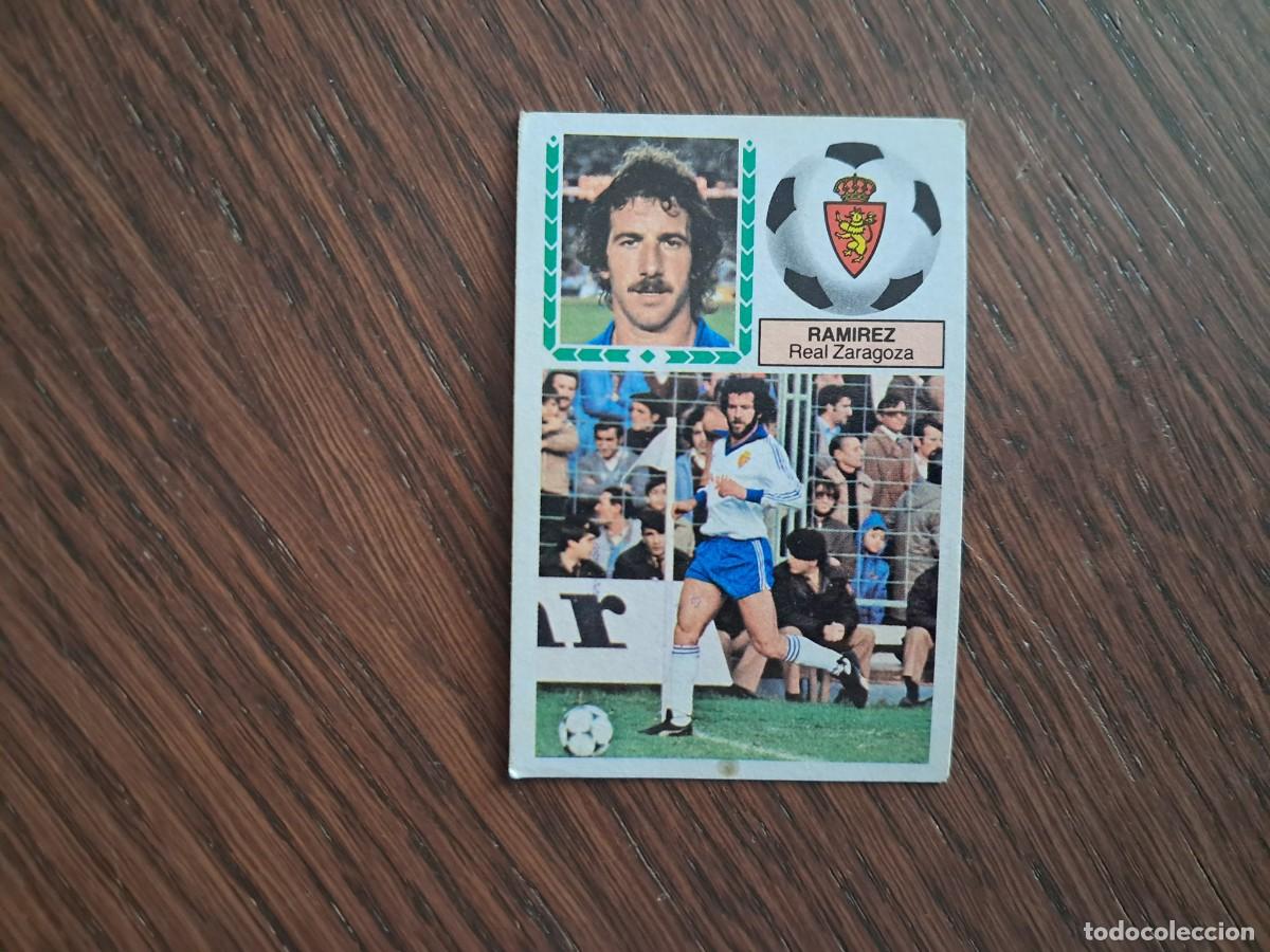Cromos de f&uacute;tbol: cromo de futbol, edic. Este 83-84, Ramirez, Real Zaragoza, sin pegar.