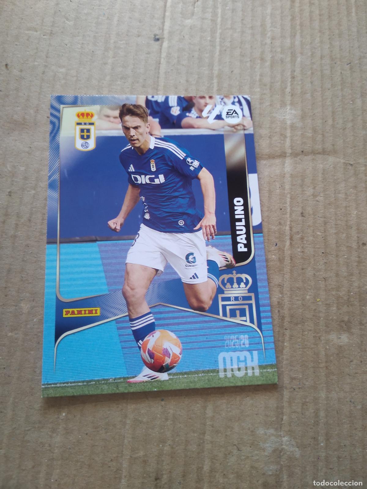 Cromos de f&uacute;tbol: 284 PAULINO OVIEDO CROMO FUTBOL PANINI LIGA MGKS 25-26 MEGACRACKS 2025-2026