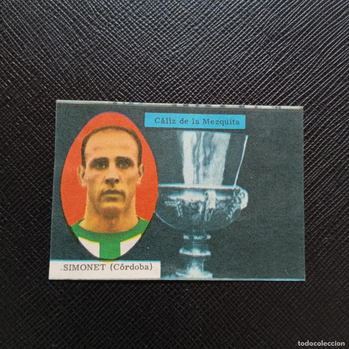Cromos de f&uacute;tbol: SIMONET CORDOBA FHER 1963 1964 CROMO FUTBOL 63 64 LIGA - DESPEGADO - A171 PG496