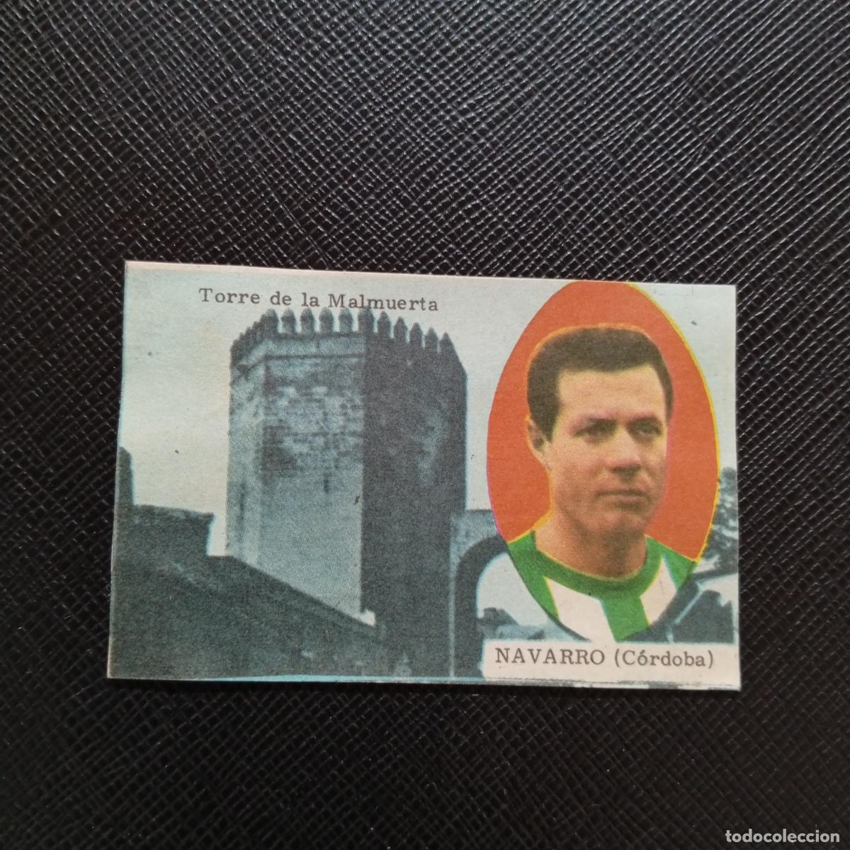 Cromos de f&uacute;tbol: NAVARRO CORDOBA FHER 1963 1964 CROMO FUTBOL 63 64 LIGA - DESPEGADO - A171 PG496