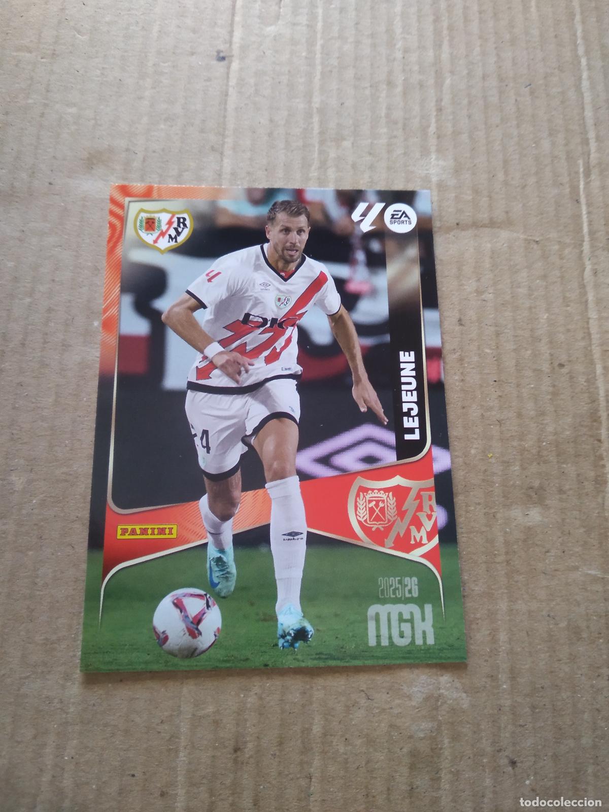 Cromos de f&uacute;tbol: 294 LEJEUNE RAYO VALLECANO CROMO FUTBOL PANINI LIGA MGKS 25-26 MEGACRACKS 2025-2026