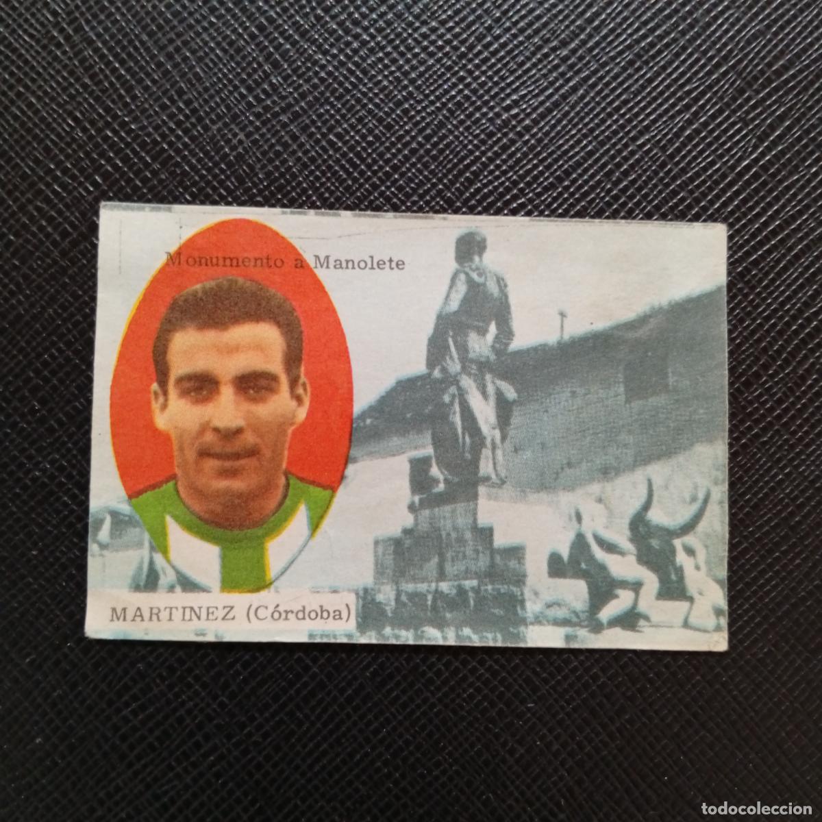 Cromos de f&uacute;tbol: MARTINEZ CORDOBA FHER 1963 1964 CROMO FUTBOL 63 64 LIGA - DESPEGADO - A171 PG514