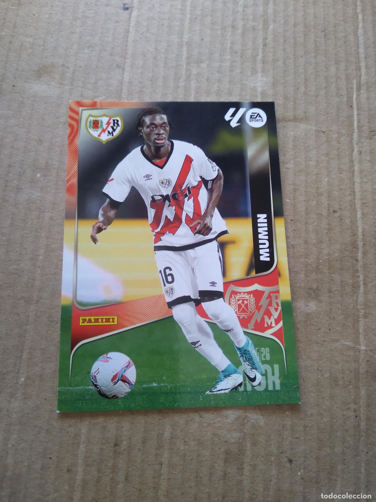Cromos de f&uacute;tbol: 295 MUMIN RAYO VALLECANO CROMO FUTBOL PANINI LIGA MGKS 25-26 MEGACRACKS 2025-2026