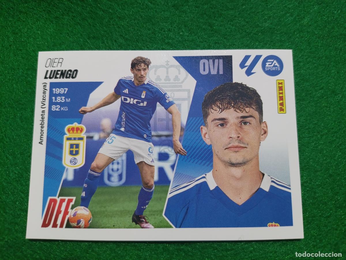 Cromos de f&uacute;tbol: LIGA ESTE 2025 2026 REAL OVIEDO N&ordm;7 LUENGO