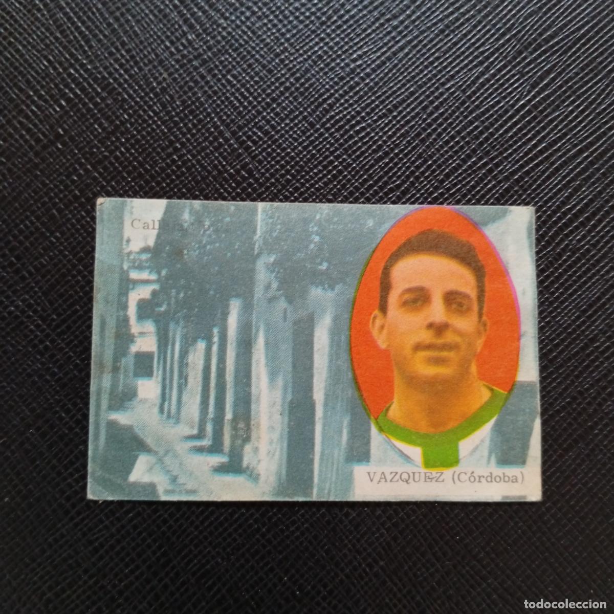 Cromos de f&uacute;tbol: VAZQUEZ CORDOBA FHER 1963 1964 CROMO FUTBOL 63 64 LIGA - DESPEGADO - A171 PG532