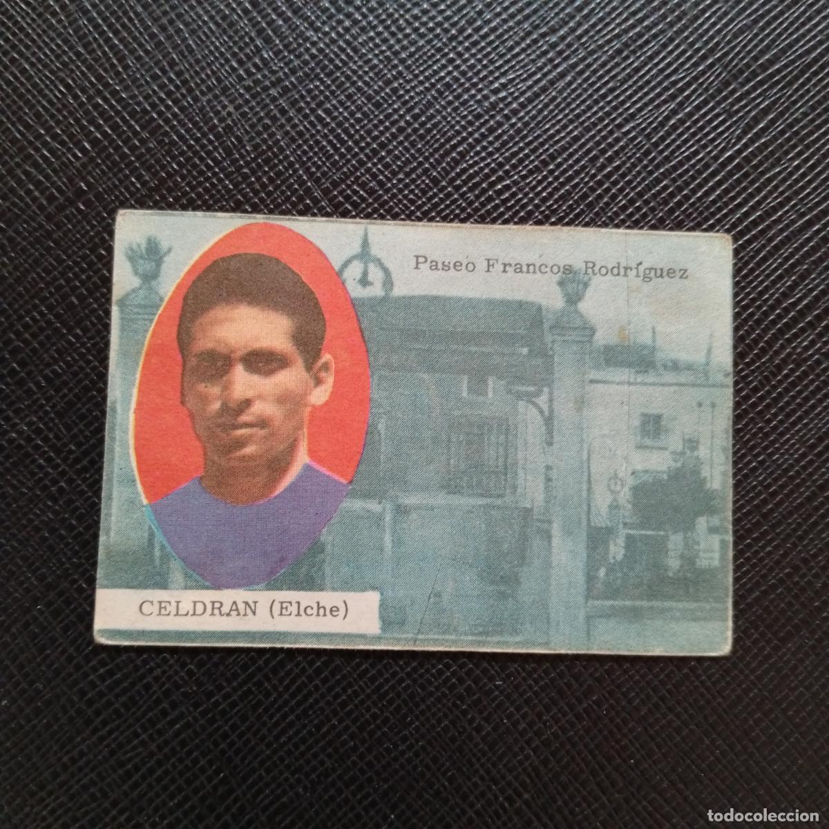 Cromos de f&uacute;tbol: CELDRAN ELCHE FHER 1963 1964 CROMO FUTBOL 63 64 LIGA - DESPEGADO - A77 PG3