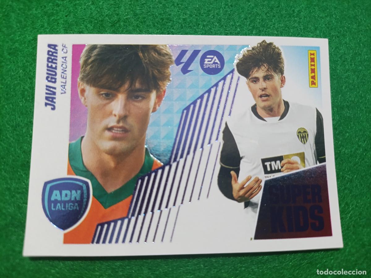 Cromos de f&uacute;tbol: LIGA ESTE 2025 2026 VALENCIA CF N&ordm;12 JAVI GUERRA SUPER KIDS