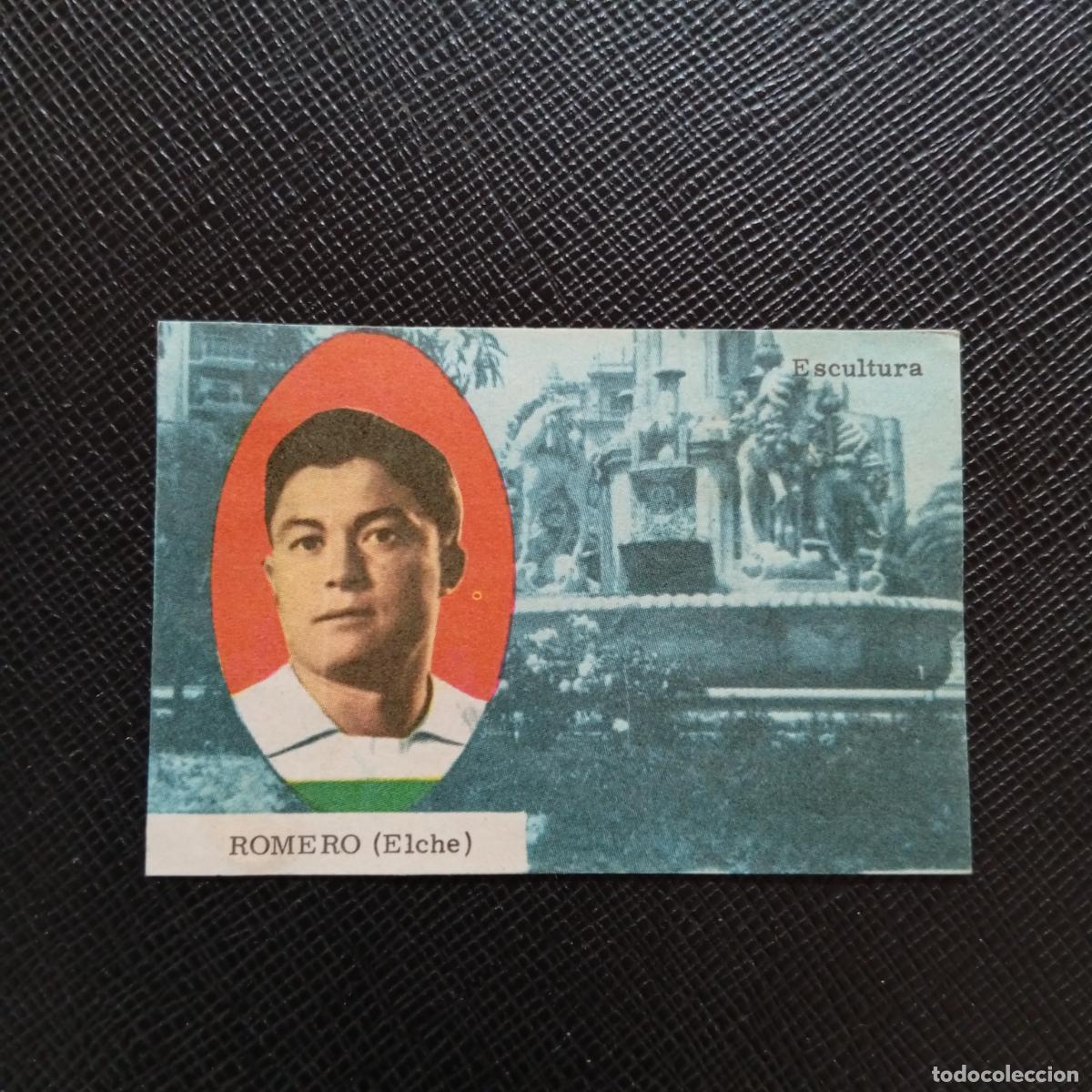 Cromos de f&uacute;tbol: ROMERO ELCHE FHER 1963 1964 CROMO FUTBOL 63 64 LIGA - DESPEGADO - A77 PG16