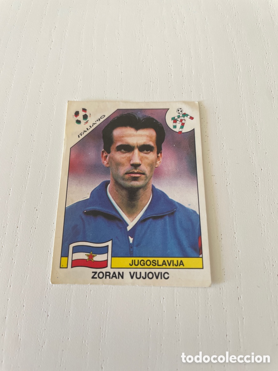 Cromos de f&uacute;tbol: ITALIA 90 cromo 276 ZORAN VUJOVIC sin pegar