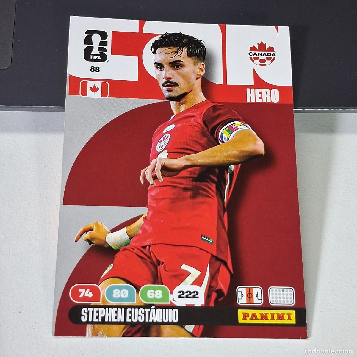 Cromos de f&uacute;tbol: B55 88 STEPHEN EUSTAQUIO HERO PANINI ADRENALYN FIFA WORLD CUP 26 2026 CARD