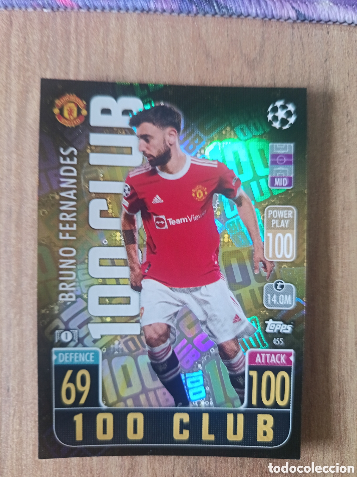 Cromos de f&uacute;tbol: 454 Fern&aacute;ndes CHAMPIONS LEAGUE MATCH ATTAX TOPPS 2021-2022 21-22