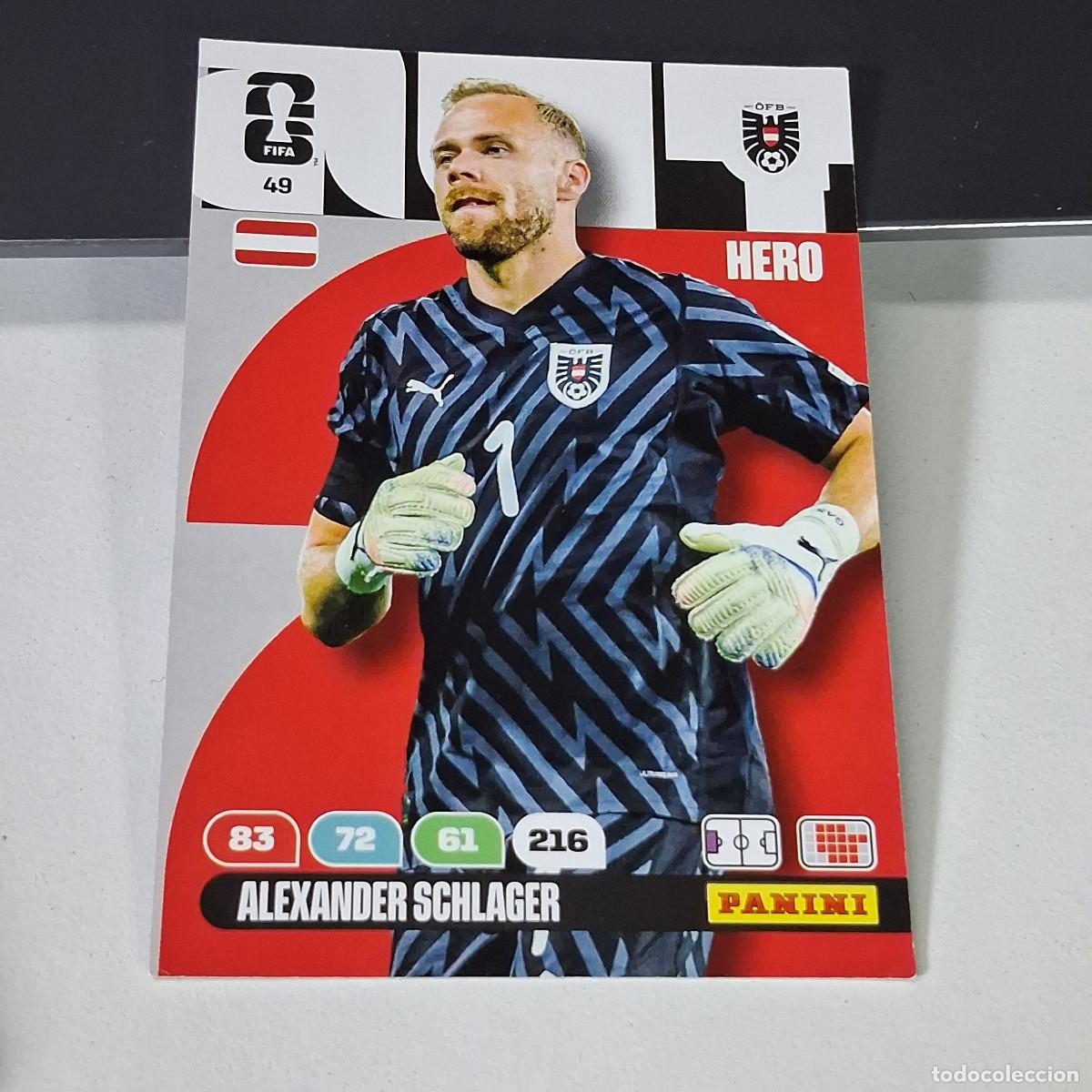 Cromos de Futebol: B55 49 ALEXANDER SCHLAGER AUSTRIA HERO PANINI ADRENALYN FIFA WORLD CUP 26 2026 CARD