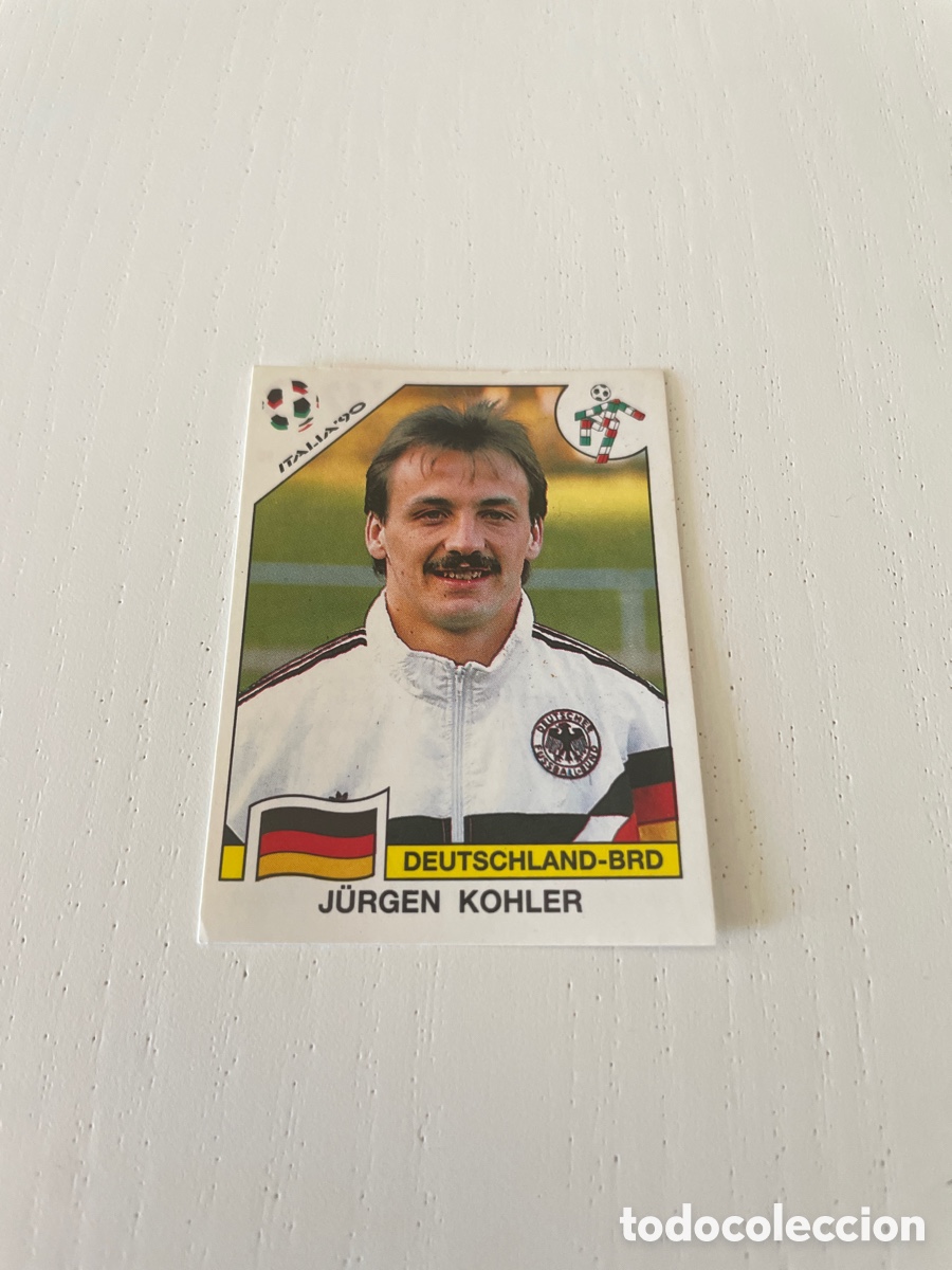 Cromos de Futebol: ITALIA 90 cromo 253 JURGEN KOHLER sin pegar