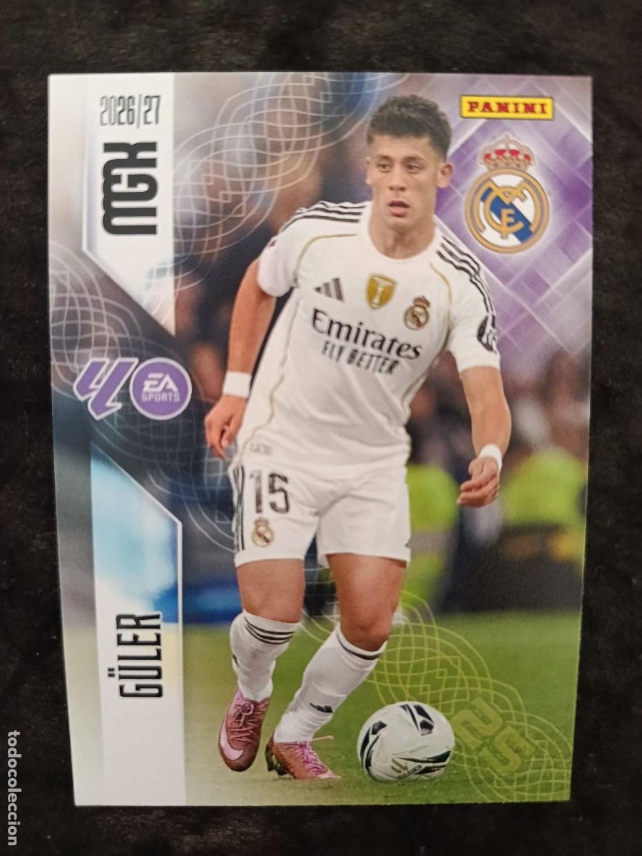 Cromos de Futebol: MGK 2026/27 MEGACRACKS PANINI. #229 G&Uuml;LER. R.MADRID